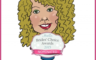 Caricatures by Carmel Mrs2Be Brides Choice Award Nomination