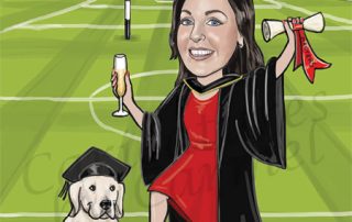 graduation caricature gift