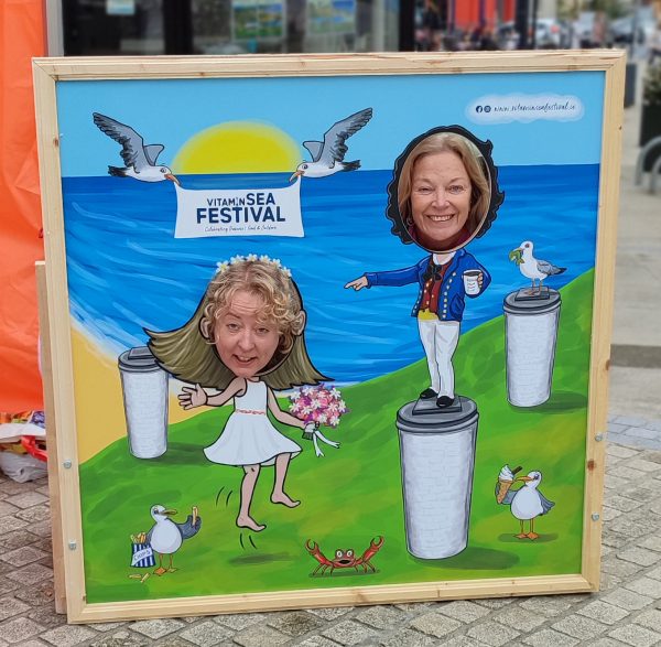 Humorous designs for promotional materials