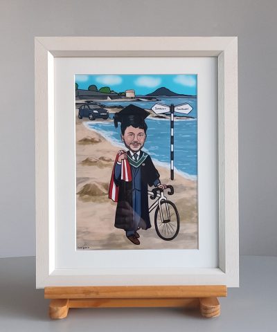 Daniel graduation framed Caricature gifts